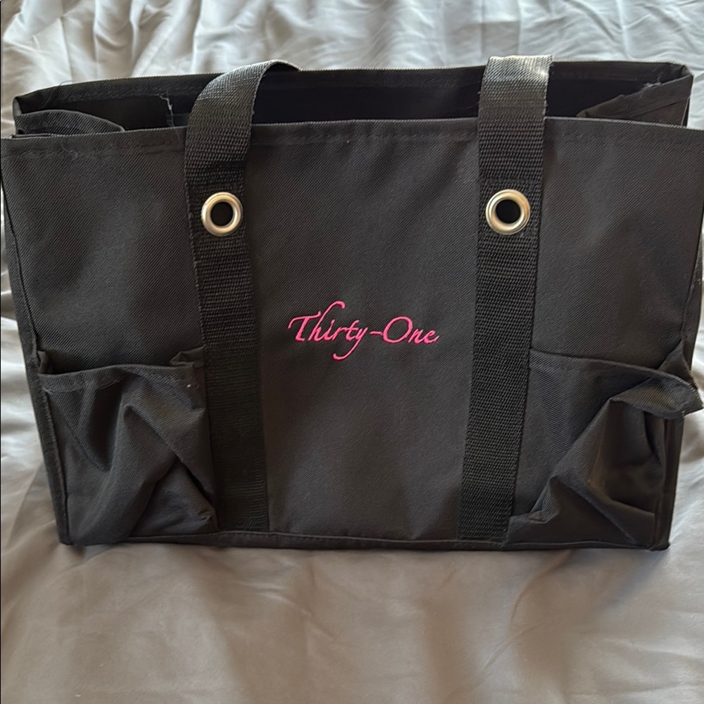 Thirty-One Black Tote Bag